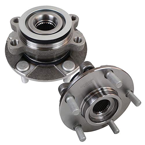 Autoround 513298 2-Pack Front Wheel Hub And Bearing Assembly Fit For Nissan Rogue 2008-2013, Sentra 2007-2012 2.5L, Rogue Select 2014-2015, Both Driver Passenger Side #TOP7