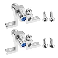 Create idea 2 x 2,5 GHz F-Typ-Koaxial-Erdungsblock für stabile Übertragung von Satelliten-/Kabel-TV-Signalen, ersetzt GBS81R