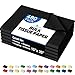 Crown 480 Sheets Bulk Pack Black Tissue Paper Gift Wrap - Ream of Paper - 15 inch. x 20 inch. Wrapping Tissue Paper - for Scrapbooking Paper, Art n Crafts, Wrapping Christmas Gifts and More!!