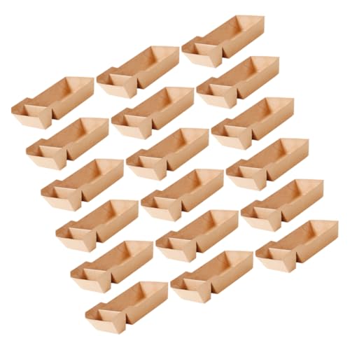 KICHOUSE Multifunctional Paper Snack Holder French Fries Serving Boxes for Party