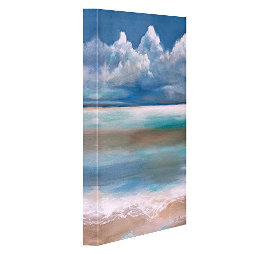 Patton Wall Decor 18 Inch Tranquility By The Sea Coastal Canvas Art, Blue - Image 2