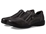 Clarks Derby Oxford pour femme, Nubuck Brun foncé, 7.5 Narrow
