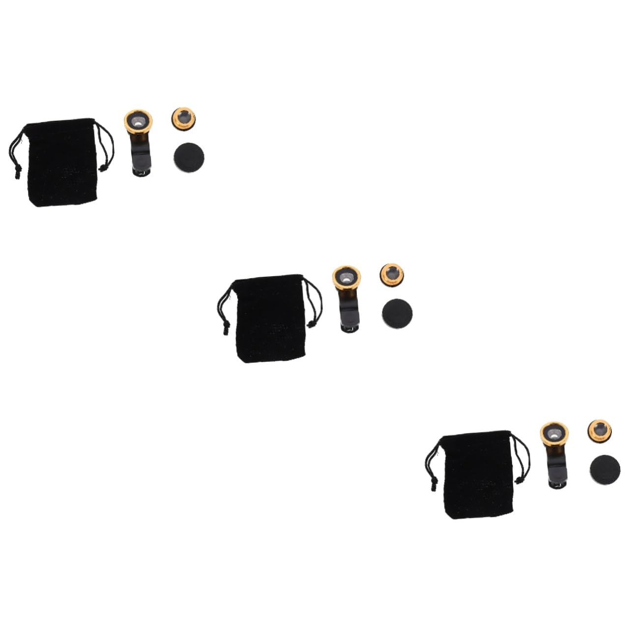 Generic 6 Sets Mobile Phone Fisheye Lens Clip on Fisheye Lens Telephoto Lens Smartphone Phones Phone Camera Lens Fisheye Camera Lens Smartphones Camera Special Effects Macro Lens Plastic