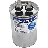 ClimaTek Round Run Capacitor - 25 uf MFD 370/440 Volt VAC - Fits GE Z97F9606