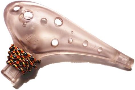 Great and Nice Sound TNG Translucent 12 Holes Alto C Ocarina Flute-Made in Taiwan