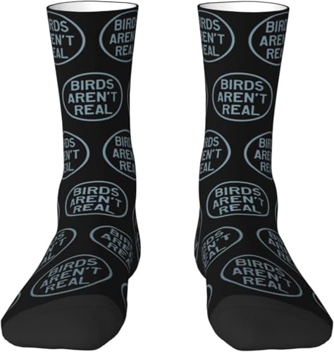 Birds Arent Real Adult Cotton Crew Socks Men Sock Casual Socks Women Sock