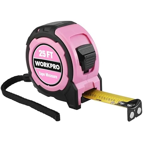 WORKPRO 25FT Pink Tape Measure Cover