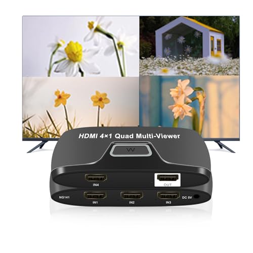 Wiistar HDMI multi-viewer 4x1 commutateur
