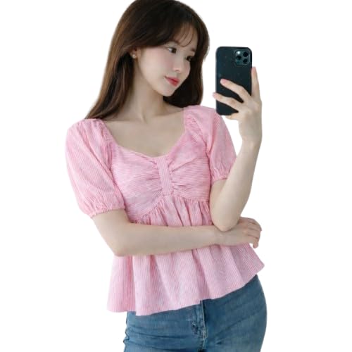 AREAL FASHION Women's Cotton chack Striped Button-Down Shirt, Long Sleeve, Collared, Casual Office Wear - Review, Price and Buying Guide