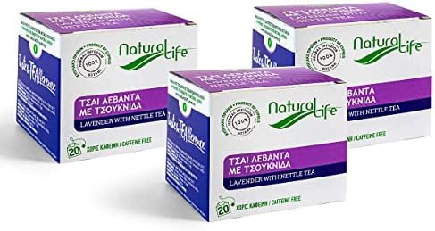Natural Life Pack of 3 Senna Herbal Tea Infusion, Senna Tea Bags For Constipation, Weight Loss, Detox, Natural Herbs Only, Compostable Teabags & Recyclable Envelopes, 20 Per Box (Pack of 3, 60 Total)