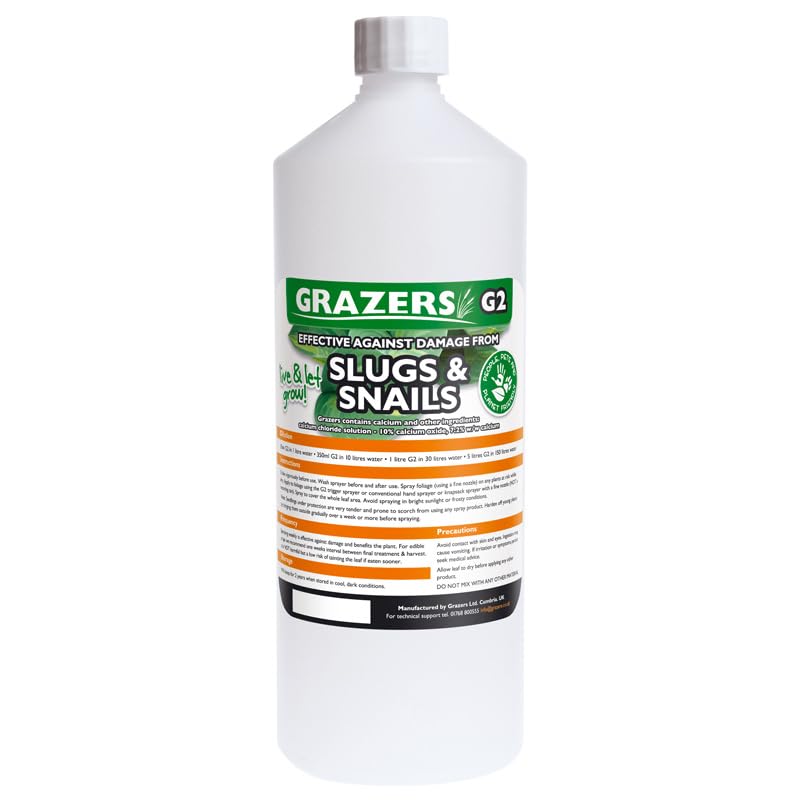 Grazers G2 Concentrate – Slugs & Snails – 1L (Makes 30 Litres of Ready To Use Spray)