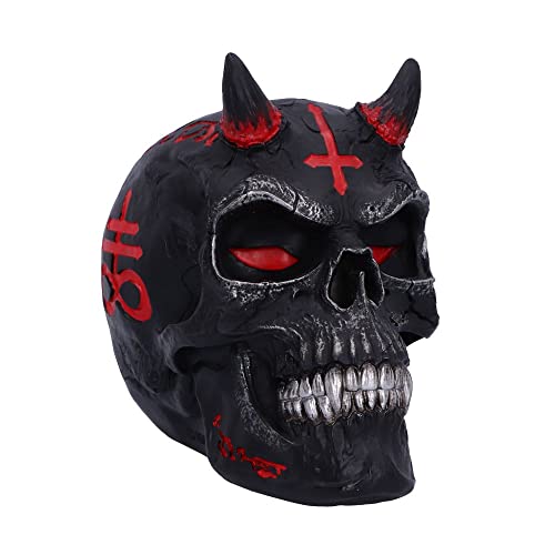 Nemesis Now James Ryman Skull, 20 cm, preto infernal