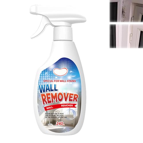 Wall Remover Spray, 240ml Highly Effective Removal Spray, Stain Remover, Long-Term Protection Without Damaging, Multi-Surface Cleaner for Kitchen Bathroom Wood Tile Fabric (1PC)
