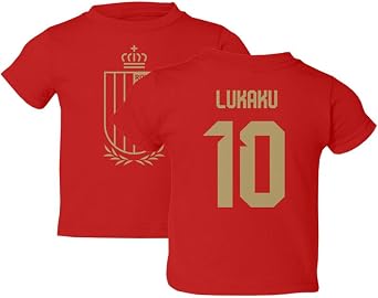 Belgium Soccer Cup Fan - Lukaku 10 Jersey Style Toddler T-Shirt