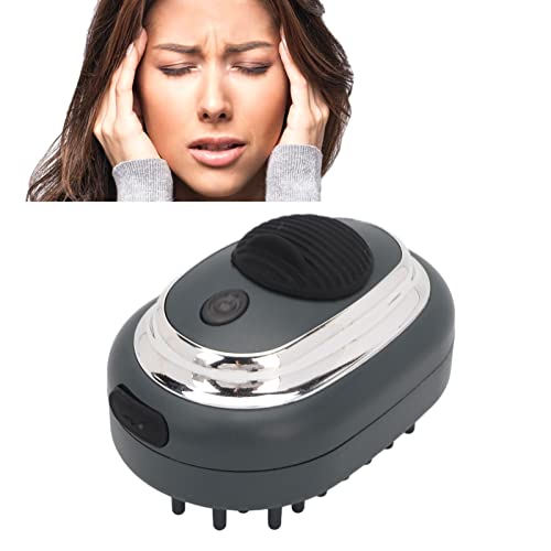 Cordless Head Massager, Electric Scalp Applicator Massager 4 Gears Adjustable Vibration Usb Rechargeable Hair Oil Comb #TOP5