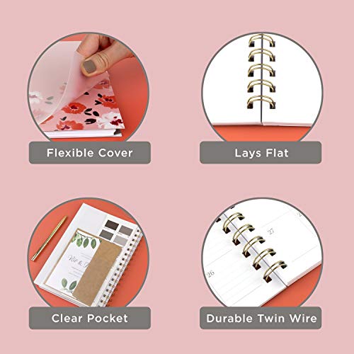 2022 Weekly & Monthly Planner By Cambridge, 5-1/2" X 8-1/2", Small, Clara (1567-200) #TOP5