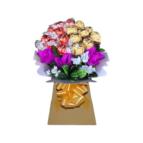 Chocolate Flower Bouquet with Ferrero Rocher Cover