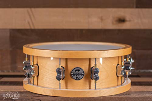 PDP 20-Ply Maple Snare with Wood Hoops and Chrome Hardware 14 x 5.5