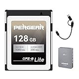Las tarjetas de memoria de la serie PERGEAR tienen una diferencia en el rendimiento de la velocidad de escritura; para obtener más información, consulte la tabla de cámaras compatibles con medios CFexpress tipo B.