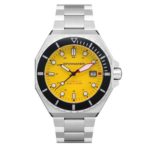 Image of Spinnaker Men's 44mm Dumas Automatic Watch with Solid Stainless Steel Bracelet SP-5081