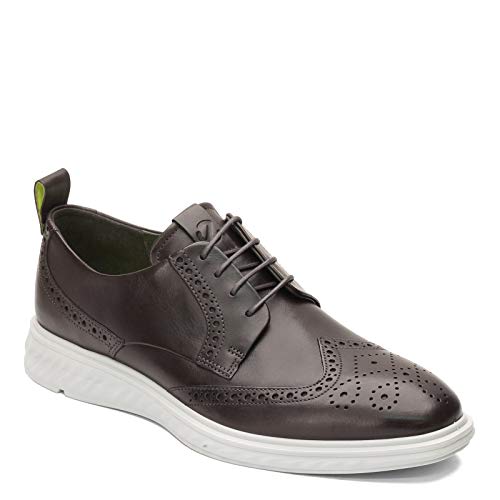 Ecco Men's ST.1 Hybrid Lite Brogue Shoe, Magnet, 46 M EU (12-12.5 US)2