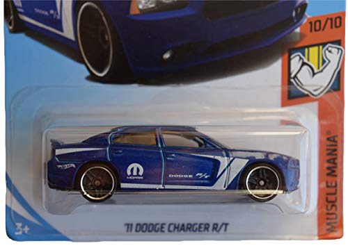 Hot Wheels Muscle Mania Dodge Charger R/T Azul miniatura 2