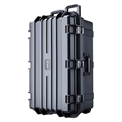 Can i put a portable monitor in checked luggage Lykus Waterproof Hard Case with Wheels
