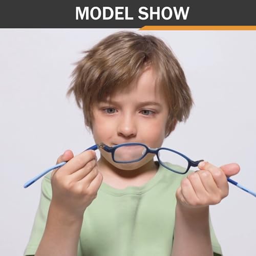 Image of Kids Blue Light Blocking Glasses Boys Girls 360 Hinges Spin Silicone Frame CR39 Lens Computer Gaming Eyewear