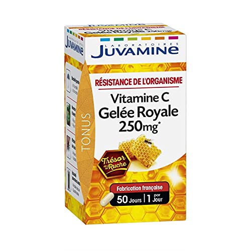 Gelée Royale JUVAMINE immunité et tonus capsules hautement dosées pour booster l'organisme