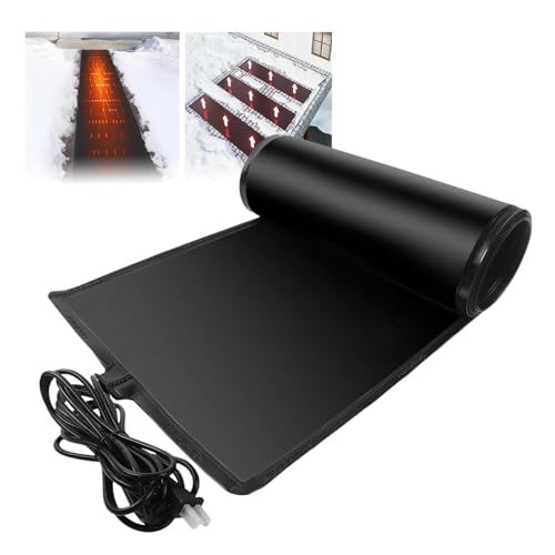 Snow and Ice Melting Mats,Outdoor Electric Ice Dam Prevention Heating 