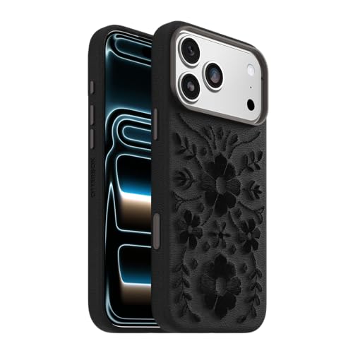 Image of OtterBox iPhone 17 Pro Max Symmetry Series Cactus Leather Case - Floral