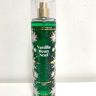 Bath and Body Works Holiday Traditions Vanilla Bean Noel Fine Fragrance Mist, 8.0 Fl Oz