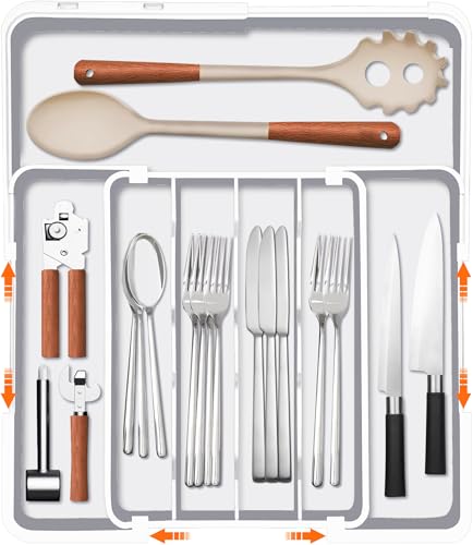 Homecor Silverware Drawer Organizer...