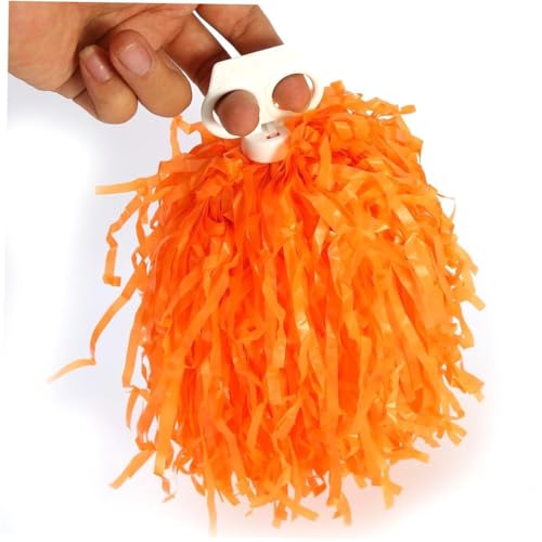 Pom Poms Laranja para Líderes de Torcida e Festas de - Conjunto de 2 8 Cores Disponíveis-size1