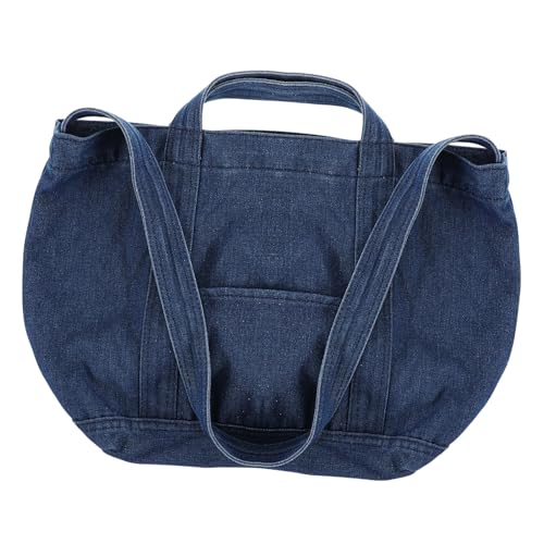 Sac bandoulière rétro Healeved en denim premium pour femme au look sophistiqué