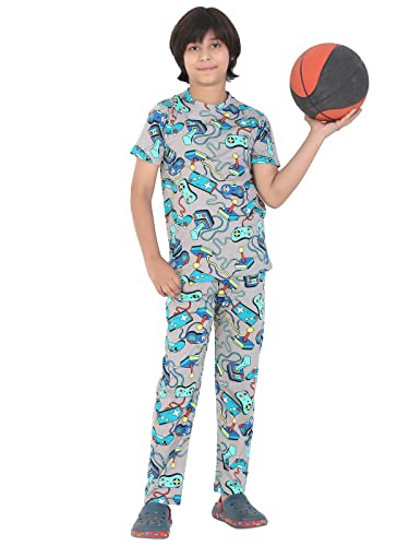 Image of Ninos Dreams Boys Cotton Coord Set /Boys Night Suit /Boys Loungewear /Boys Night Dress