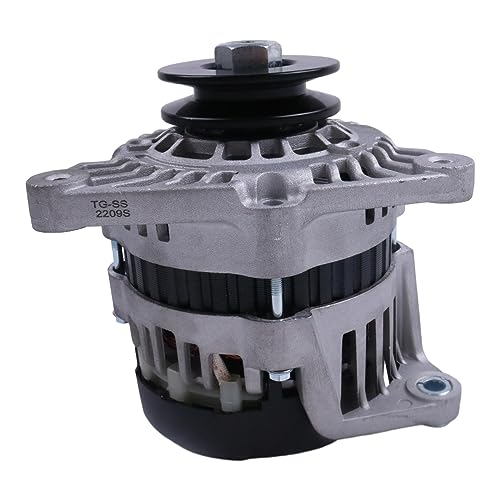 Image of HOLDWELL Alternator 490-0056 4900056 compatible with Caterpillar CAT 226D 226D3 232D 232D3 239D 239D3 249D 249D3 C1.7 C2.2 CC2.6 CB2.7 CB2.9 CB2.5