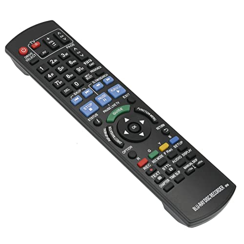 VINABTY N2QAYB000475 Replacement Remote Control Compatible with Panasonic Blu-ray Disc Recorder DMR-BW880 DMR-BW780 DMR-XW480 DMR-XW380 N2QAYB000479 N2QAYB000644 N2QAYB000757 N2QAYB000756 N2QAYB000475 - Image 3