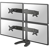 NewStar Soporte de escritorio para monitor negro FPMA- cuatro