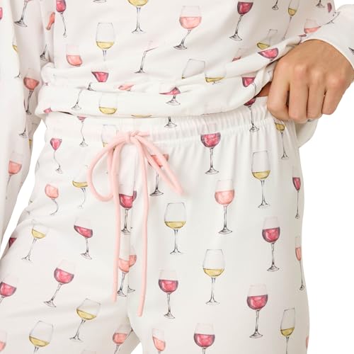 Image of PJ Salvage Women's [Amazon Exclusive] Cloud Jersey Jogger Pajama 2-piece Pj Set