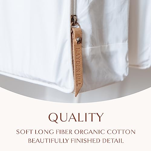 Hayden Hill Luxury Organic Cotton Garment Storage Bag - Short 40 Inch - Breathable Hanging Clothes Bag for Short Dresses, Jackets & Suit Bags for Closet Storage - Certified Carbon Neutral4