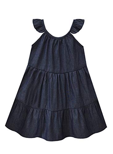 Image of A.T.U.N. (All Things UBER Nice) Girls Fit and Flare Knee Length Double Bow Dress for Party, Birthday and Special Occasion