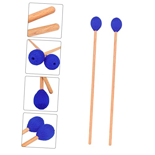 Juego de 2 Baquetas para Marimba de Lana con Mango Cómodo miniatura 7