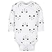 Gerber Baby Girls 6-Pack Long-Sleeve Onesies Bodysuits and Toddler T-Shirt Set, Bear Pink, 0-3 Months US