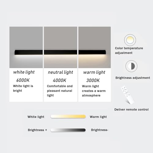 Longue Applique Murale LED Extérieure 3 Modes Éclairage pour Hôtel et Jardin