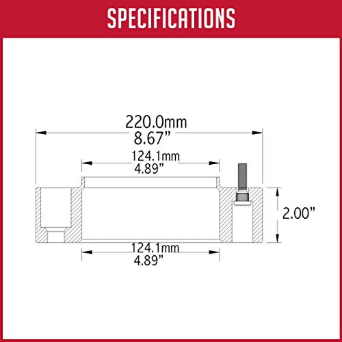 image for Wheel Accessories Parts 2 Pc Hub Centric Wheel Spacers 8 on 180mm 2.00