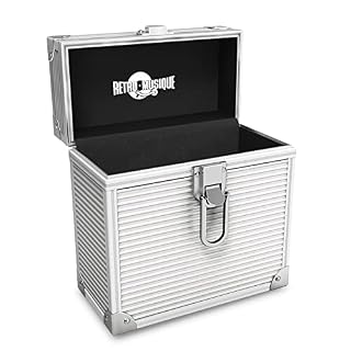 Étui de rangement en vinyle en aluminium de 7 pouces pour 35 célibataires - Les Beatles, Paul McCartney, John Lennon, RIngo Starr, George Harrison Étui de rangement en vinyle en aluminium de 7 pouces pour 35 célibataires – Image 2