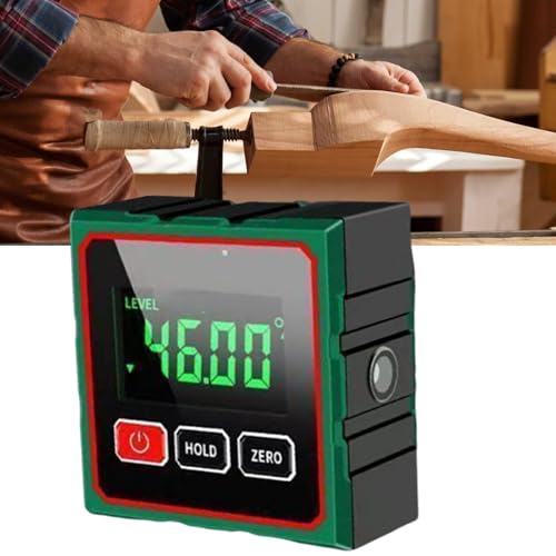 Équerre numérique portable de construction avec niveau LCD magnétique 4 faces - 4