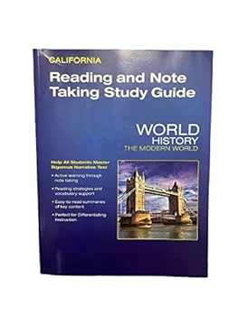 Paperback WORLD HISTORY THE MODERN WORLD (Reading and Note Taking Study Guide) Book