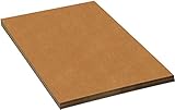 Premium Corrugated Cardboard Sheets 36' X 48' - 20 per Bundle - Flat Packaging Pads - Kraft Double Face - Quantity 20 Pack - for Packing, Mailing, Inserts or Krafts (36x48)